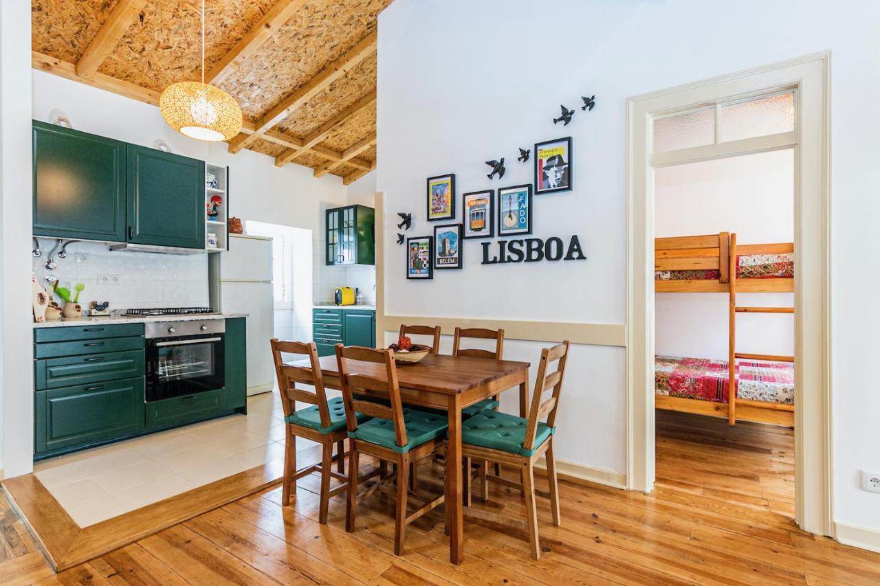 Moderno Apartamento Em Bairro Tipico Lisboeta Lisbon Bagian luar foto